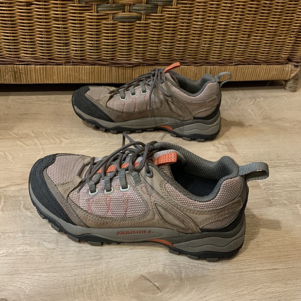 Merrell Pandora Breeze Bungee Cord Hiking Shoes Women's 9 Brown Vibram Outdoors